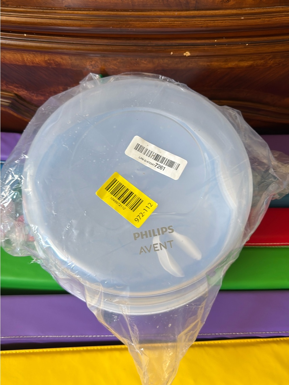 Philips Avent Light Blue Disposable Tableware Lid - Single Pack